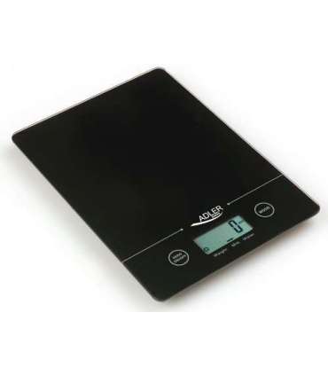 Adler Kitchen scales Adler AD 3138 Maximum weight (capacity) 5 kg Graduation 1 g Display type LCD Black