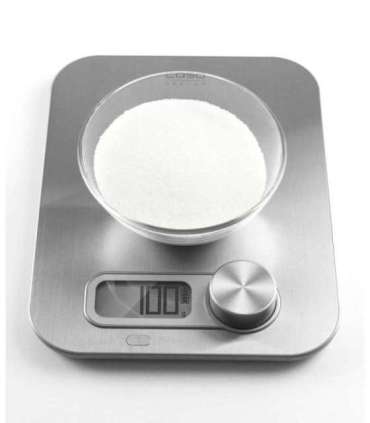 Caso Design kitchen scale Maximum weight (capacity) 5 kg Graduation 1 g Display type Digital Stainless Steel