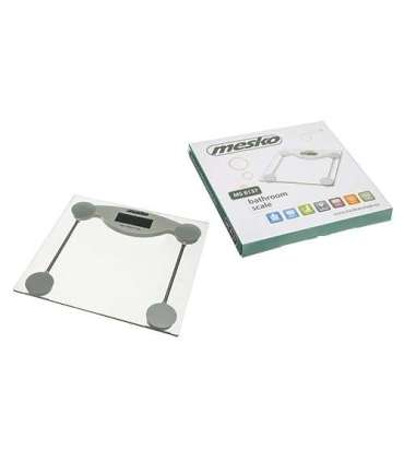 Mesko Bathroom scales MS 8137 Maximum weight (capacity) 150 kg Accuracy 100 g Glass