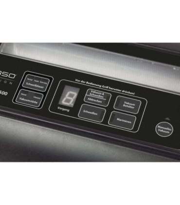 Caso Professional Vacuum sealer FastVAC 500 Power 130 W Temperature control Stainless steel