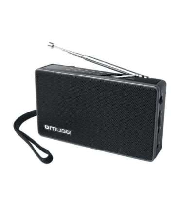 Muse M-030R 2-band portable radio Black