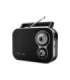 Muse M-051R 2-band portable radio Black