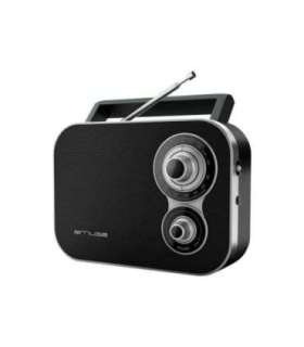 Muse M-051R 2-band portable radio Black