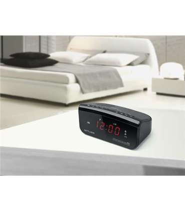 Muse Clock radio PLL M-12CR Alarm function Black