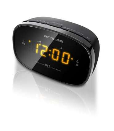 Muse Clock radio PLL M-150CR Alarm function Black