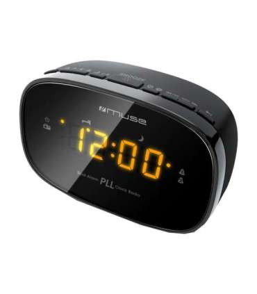 Muse Clock radio PLL M-150CR Alarm function Black