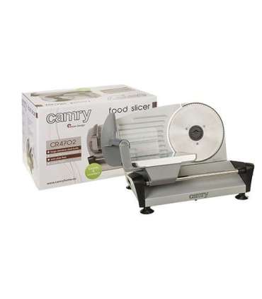 Camry CR 4702 Meat slicer, 200W Camry Food slicers CR 4702 Stainless steel 200 W 190 mm