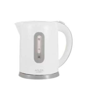 Adler Kettles AD 1234 Standard kettle 2200 W 1.7 L Plastic 360° rotational base White