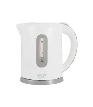 Adler Kettles AD 1234 Standard kettle 2200 W 1.7 L Plastic 360° rotational base White
