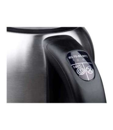 Camry Kettle CR 1253 With electronic control 2200 W 1.7 L Stainless steel 360° rotational base |