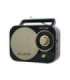 Muse Portable radio M-055RB AUX in Black/Gold