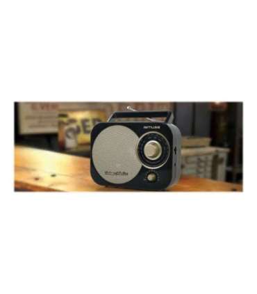 Muse Portable radio M-055RB AUX in Black/Gold
