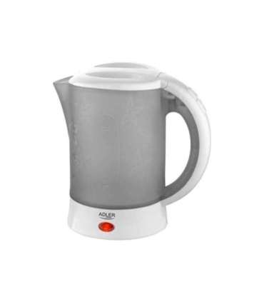 Adler Travel Kettle AD 1268 Standard 600 W 0.6 L Plastic White