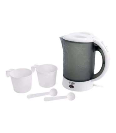 Adler Travel Kettle AD 1268 Standard 600 W 0.6 L Plastic White