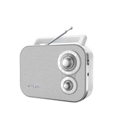 Muse Portable Radio M-051RW AUX in White