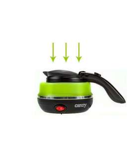 Camry Travel kettle CR 1265 Electric 750 W 0.5 L Plastic Green
