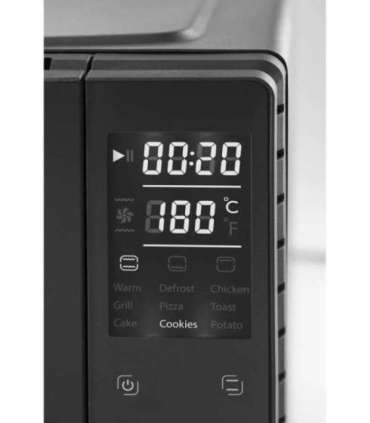 Caso Electronic oven TO26 Convection 26 L Free standing Black