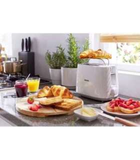 Philips Toaster HD2582/00 Power 760 - 900 W Number of slots 2 Housing material Plastic White
