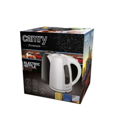 Camry Kettle CR 1255 Standard 2200 W 1.7 L Plastic 360° rotational base Black