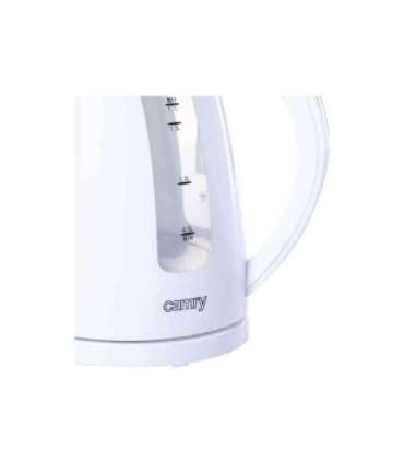 Camry Kettle CR 1255 Standard 2200 W 1.7 L Plastic 360° rotational base White