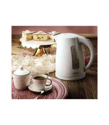 Camry Kettle CR 1255 Standard 2200 W 1.7 L Plastic 360° rotational base White