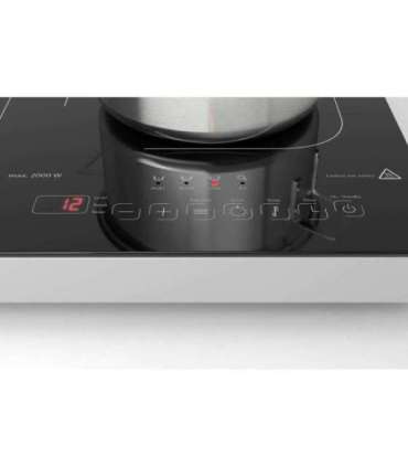 Caso Hob ProGourmet 3500 Number of burners/cooking zones 2 Sensor touch display Black Induction