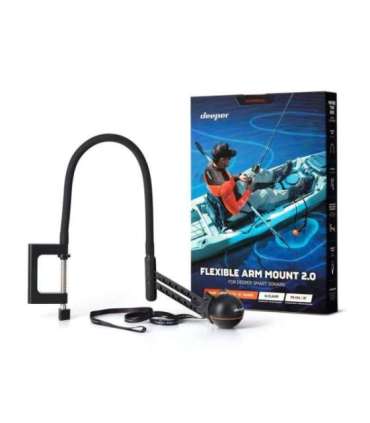 Deeper Deeper Flexible Arm Mount 2.0 Sonar mount Black