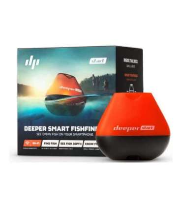Deeper Start Smart Fishfinder Sonar Wi-Fi Orange/Black