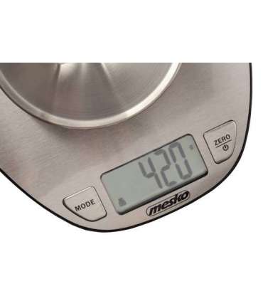 Mesko Kitchen Scale MS 3152 Maximum weight (capacity) 5 kg Graduation 1 g Display type LCD Stainless steel