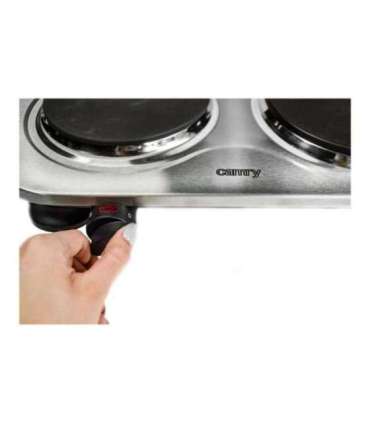 Camry CR 6511 Number of burners/cooking zones 2 Rotary knobs Stainless steel Electric