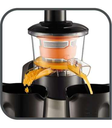 TEFAL Slow Juicer ZC255B38 Type Electric Silver/ black 200 W Extra large fruit input Number of speeds 2 |