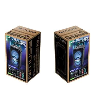 Muse Party Box Speaker M-1920DJ 300 W Bluetooth Black Portable Wireless connection