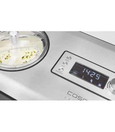 Caso Ice Cream and Yogurt Maker IceCreamer Power 180 W Capacity 2 L Stainless steel