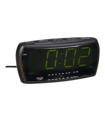 Adler Alarmclock Radio AD 1121 Alarm function Black