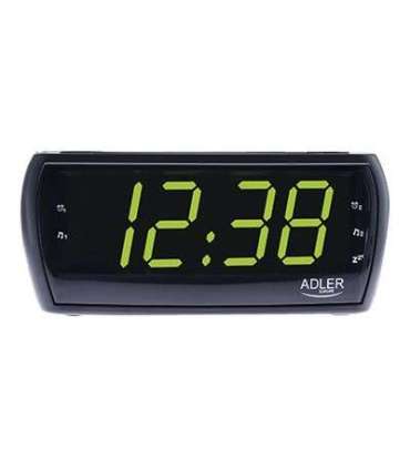Adler Alarmclock Radio AD 1121 Alarm function Black
