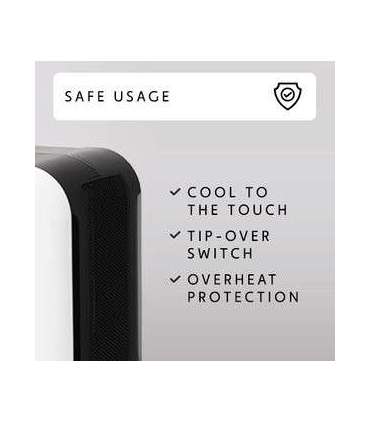 Mill Heater CUS1800MECWA Fan heater 1800 W Number of power levels 2 Suitable for rooms up to 10-30 m² |