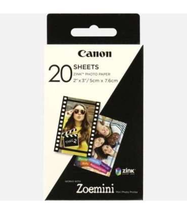 20 sheets ZP-2030 White 5 x 7.6 cm Photo Paper