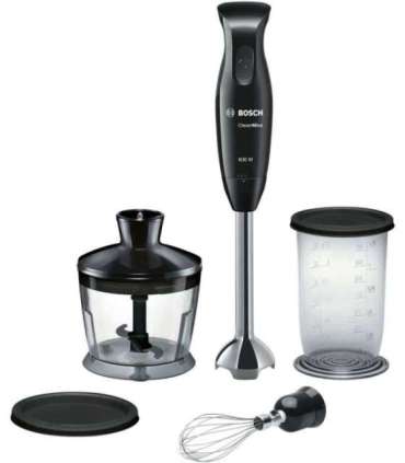 Bosch Blender CleverMixx MSM2650B Hand Blender 600 W Jar material Plastic Chopper Mini chopper Black