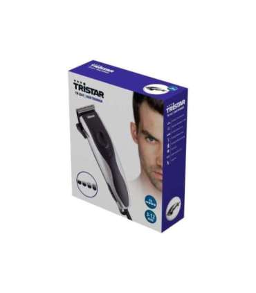 Tristar Hair trimmer Step precise 3 - 12 mm Black/ stainless steel