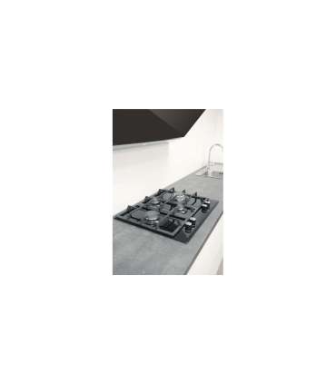 CATA Hob LCI 6031 B Gas on glass Number of burners/cooking zones 4 Rotary knobs Black