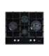 CATA Hob LCI 6031 B Gas on glass Number of burners/cooking zones 4 Rotary knobs Black