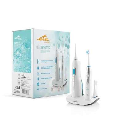 ETA Oral care centre  (sonic toothbrush+oral irrigator) ETA 2707 90000 Rechargeable For adults White Number