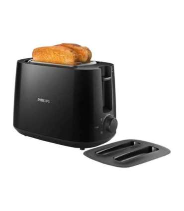 Philips Daily collection toaster HD2582/90 Power 900 W Number of slots 2 Housing material Plastic Black