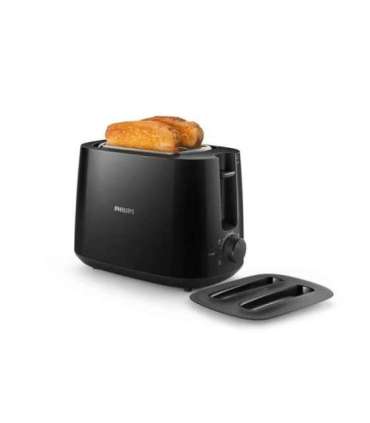 Philips Daily collection toaster HD2582/90 Power 900 W Number of slots 2 Housing material Plastic Black