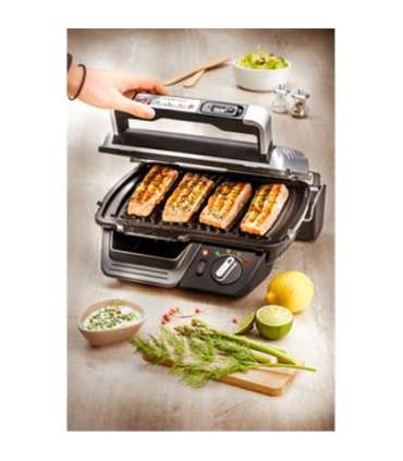 TEFAL SuperGrill Timer Multipurpose grill GC451B12 Contact 2000 W Stainless steel