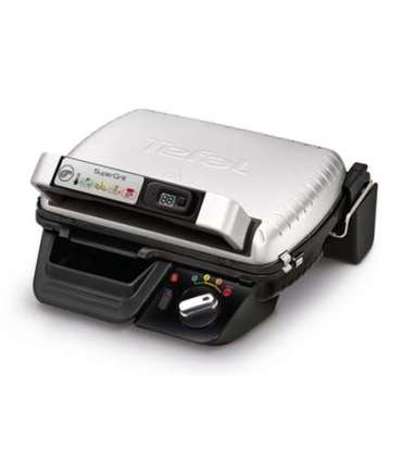TEFAL SuperGrill Timer Multipurpose grill GC451B12 Contact 2000 W Stainless steel