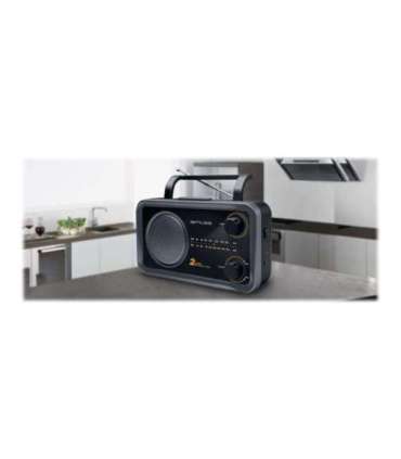 Muse 2-bands portable radio M-06DS AUX in Grey