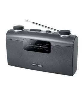 Muse Portable radio M-058R AUX in Black