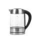 Adler Kettle AD 1247 NEW With electronic control 1850 - 2200 W 1.7 L Stainless steel, glass 360°