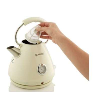 Gorenje K17CLI Standard 2200 W 1.7 L Plastic/ metal 360° rotational base Cream